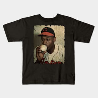 Satchel Paige in Cleveland Guardians Kids T-Shirt